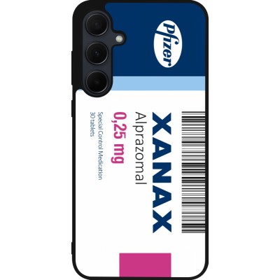 Coque Samsung Galaxy A35 5G - Silicone rigide noir Xanax Alprazolam 2025