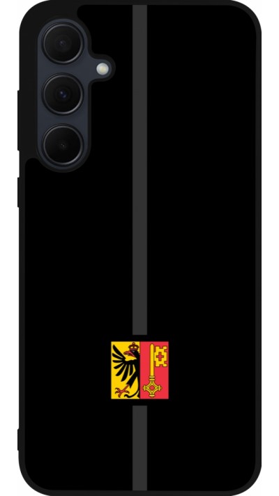 Coque Samsung Galaxy A36 - Silicone rigide noir Canton GE noir