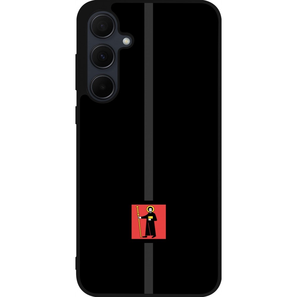 Coque Samsung Galaxy A36 - Silicone rigide noir Canton GL noir