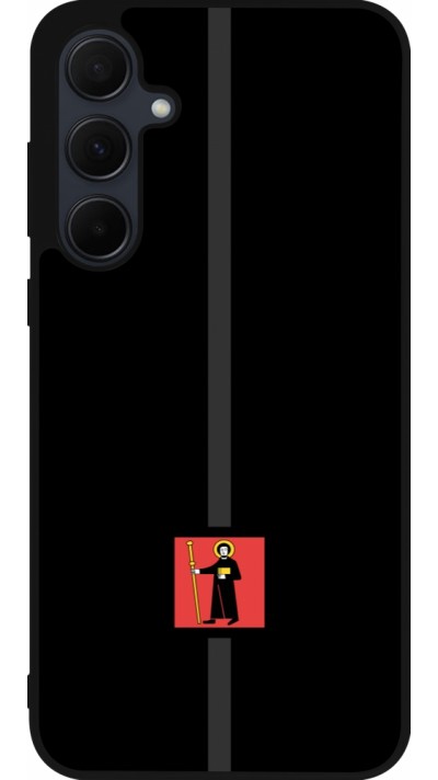 Coque Samsung Galaxy A36 - Silicone rigide noir Canton GL noir