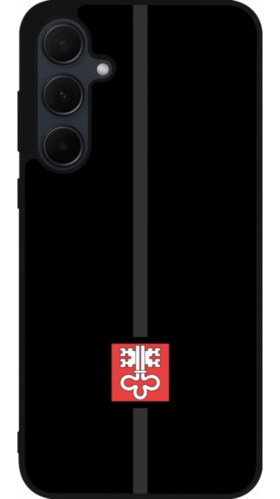 Coque Samsung Galaxy A36 - Silicone rigide noir Canton NW noir