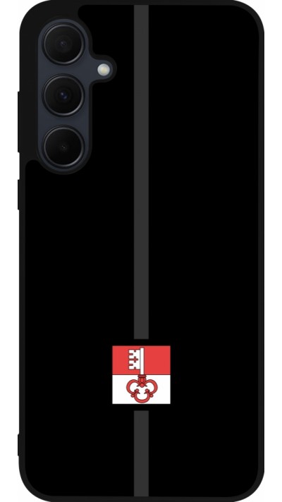 Coque Samsung Galaxy A36 - Silicone rigide noir Canton OW noir