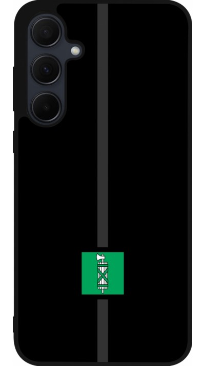 Coque Samsung Galaxy A36 - Silicone rigide noir Canton SG noir