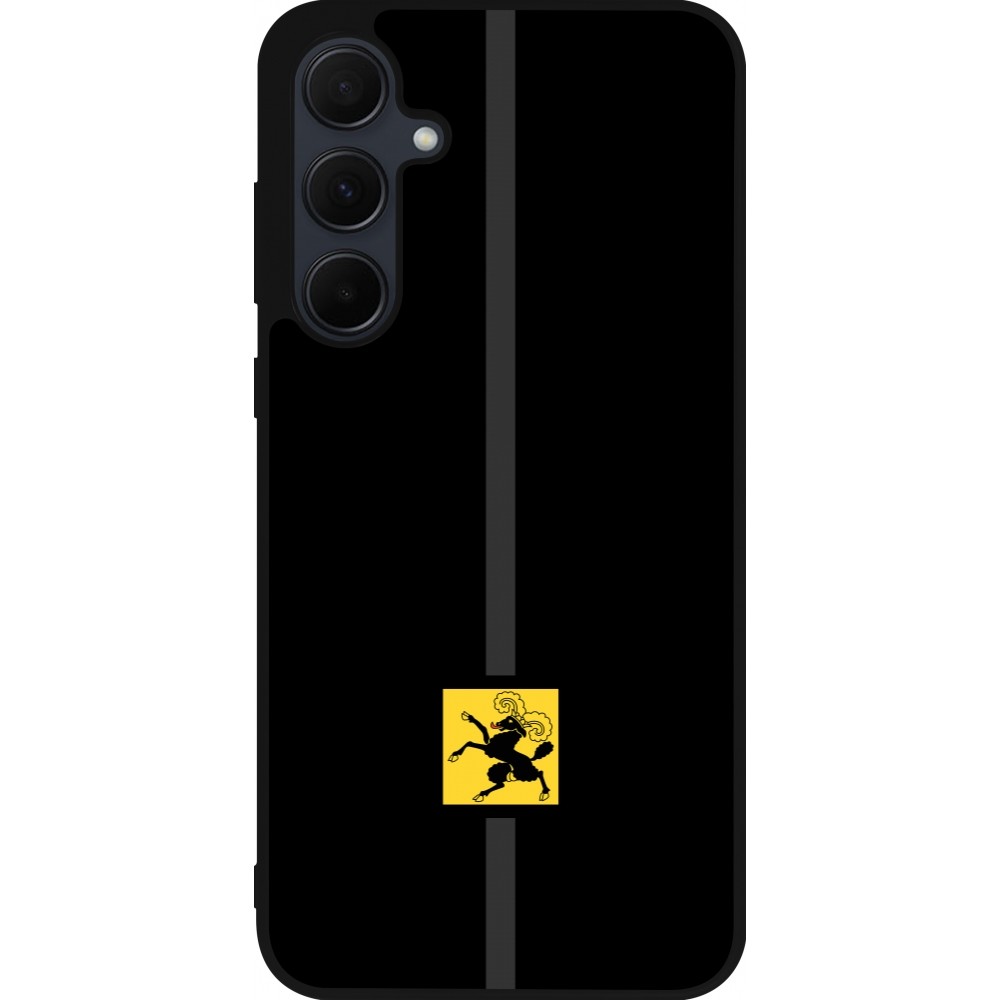Coque Samsung Galaxy A36 - Silicone rigide noir Canton SH noir