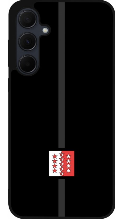 Coque Samsung Galaxy A36 - Silicone rigide noir Canton VS noir