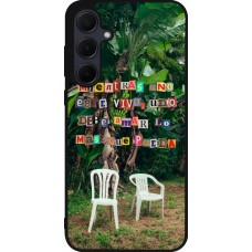 Coque Samsung Galaxy A36 - Silicone rigide noir Chairs DTMF