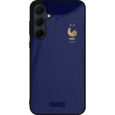 Coque Samsung Galaxy A36 - Silicone rigide noir Maillot de football France 2022 personnalisable