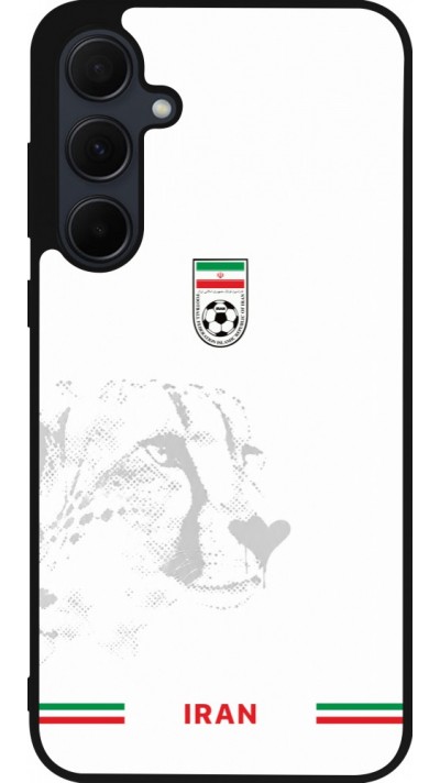 Coque Samsung Galaxy A36 - Silicone rigide noir Maillot de football Iran 2026 personnalisable