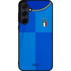 Coque Samsung Galaxy A36 - Silicone rigide noir Maillot de football Italie 2022 personnalisable