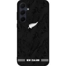 Coque Samsung Galaxy A36 - Silicone rigide noir Maillot de football Nouvelle-Zélande 2026 personnalisable