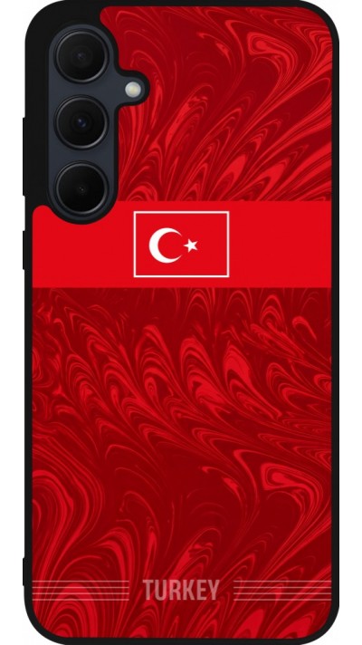 Coque Samsung Galaxy A36 - Silicone rigide noir Maillot de football Turquie 2026 personnalisable