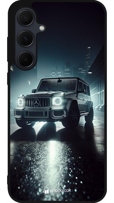 Coque Samsung Galaxy A36 - Silicone rigide noir Mercedes G AMG Night