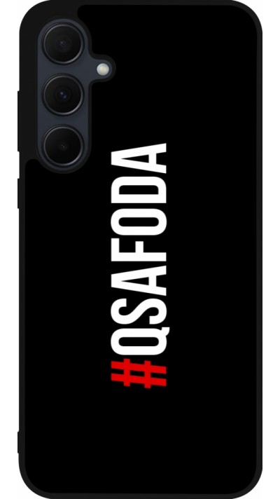 Coque Samsung Galaxy A36 - Silicone rigide noir Qsafoda 1