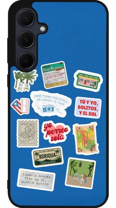 Samsung Galaxy A36 Case Hülle - Silikon schwarz Seals of the Dominican Republic DTMF