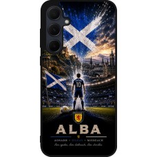 Coque Samsung Galaxy A36 - Silicone rigide noir Football Écosse splash 2026