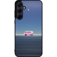 Coque Samsung Galaxy A36 - Silicone rigide noir Spring 23 pink bus