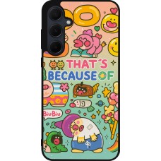 Coque Samsung Galaxy A36 - Silicone rigide noir Thats beacause of