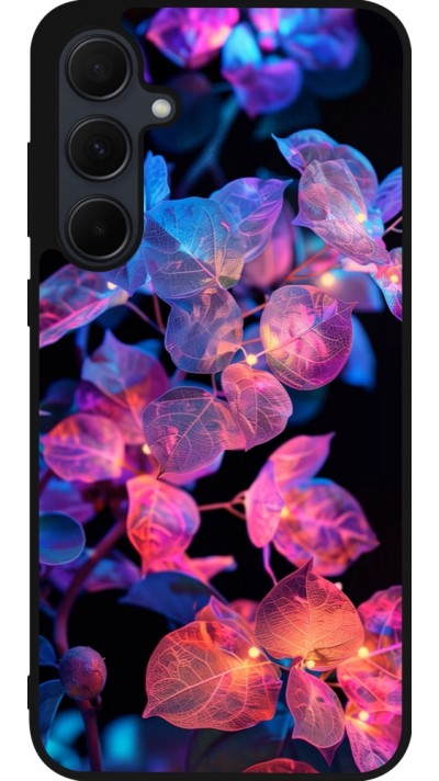 Coque Samsung Galaxy A36 - Silicone rigide noir Artificial vegetation 2025
