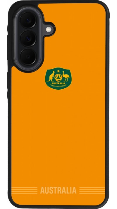 Coque Samsung Galaxy A37 - Silicone rigide noir Maillot de football Australie 2026 personnalisable
