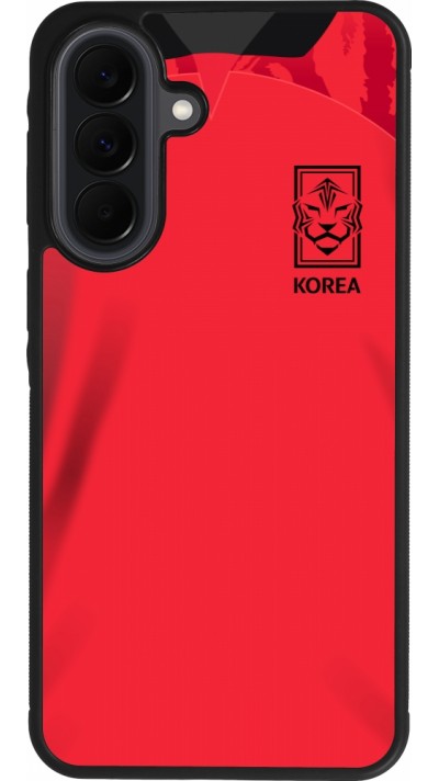 Samsung Galaxy A37 Case Hülle - Silikon schwarz Südkorea 2022 personalisierbares Fussballtrikot