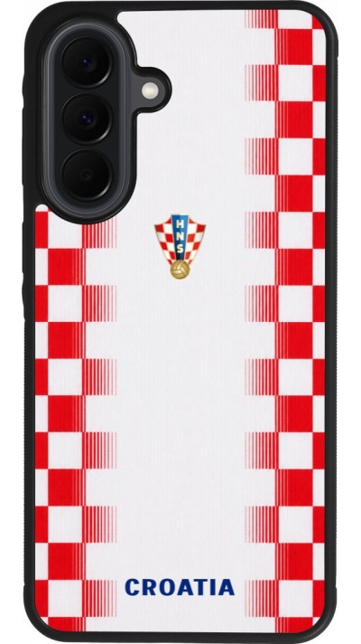 Coque Samsung Galaxy A37 - Silicone rigide noir Maillot de football Croatie 2026 personnalisable