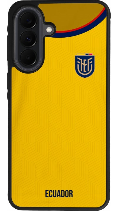 Coque Samsung Galaxy A37 - Silicone rigide noir Maillot de football Equateur 2022