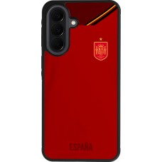 Coque Samsung Galaxy A37 - Silicone rigide noir Maillot de football Espagne 2022 personnalisable