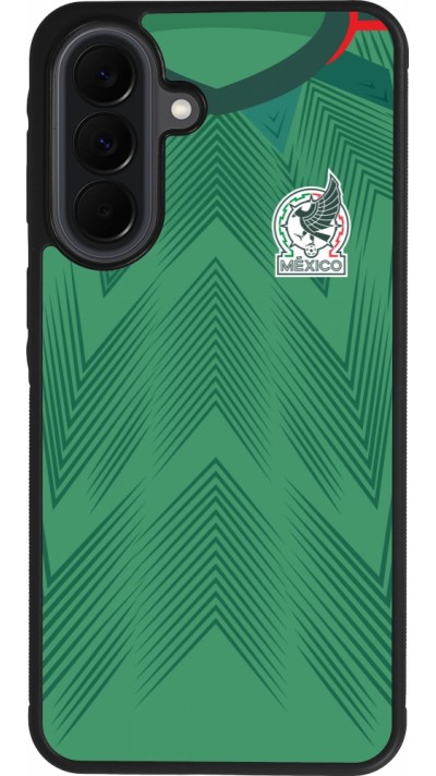 Coque Samsung Galaxy A37 - Silicone rigide noir Maillot de football Mexique 2022 personnalisable