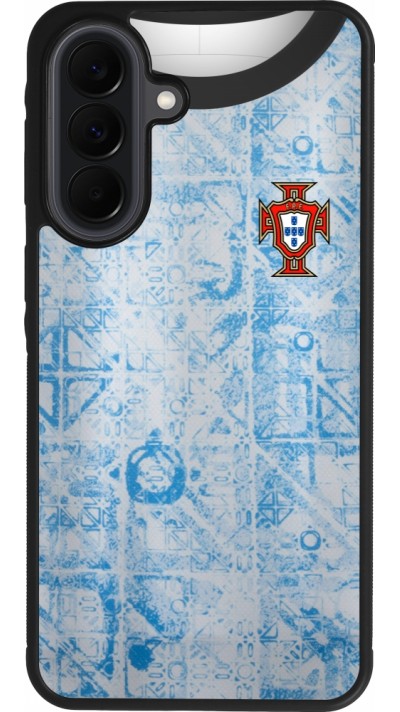 Coque Samsung Galaxy A37 - Silicone rigide noir Maillot de football Portugal Extérieur personnalisable