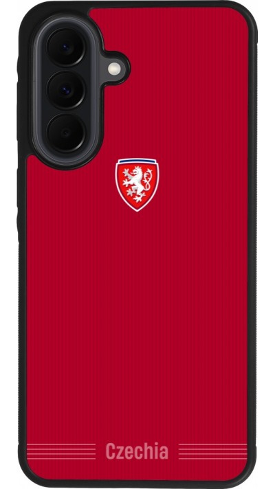 Samsung Galaxy A37 Case Hülle - Silikon schwarz Tschechische Republik 2026 personalisierbares Fussballtrikot