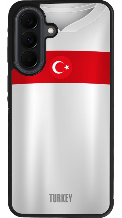 Coque Samsung Galaxy A37 - Silicone rigide noir Maillot de football Turquie personnalisable