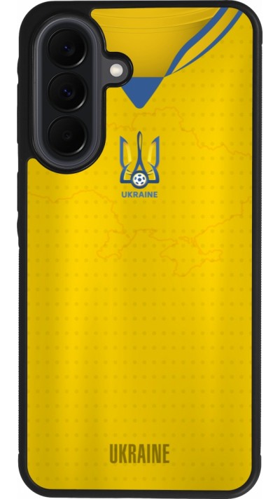 Coque Samsung Galaxy A37 - Silicone rigide noir Maillot de football Ukraine