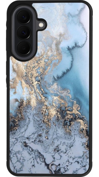 Coque Samsung Galaxy A37 - Silicone rigide noir Marble 04