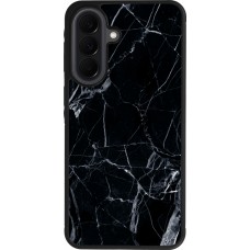 Coque Samsung Galaxy A37 - Silicone rigide noir Marble Black 01