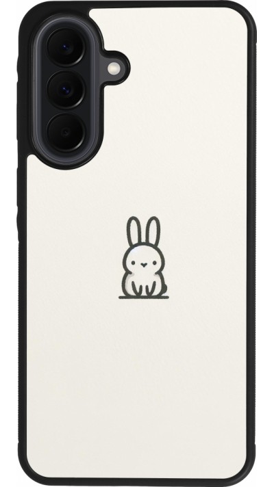 Coque Samsung Galaxy A37 - Silicone rigide noir Minimal bunny cutie
