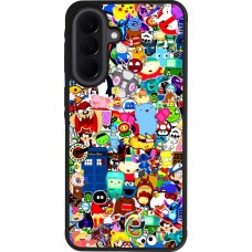 Coque Samsung Galaxy A37 - Silicone rigide noir Mixed cartoons