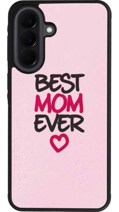 Coque Samsung Galaxy A37 - Silicone rigide noir Mom 2023 best Mom ever pink