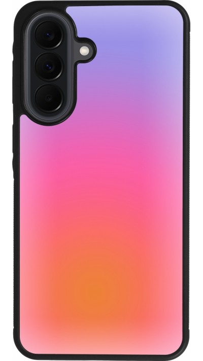 Coque Samsung Galaxy A37 - Silicone rigide noir Orange Pink Blue Gradient
