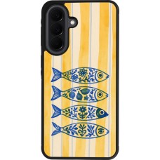 Coque Samsung Galaxy A37 - Silicone rigide noir Portuguese fish 2026
