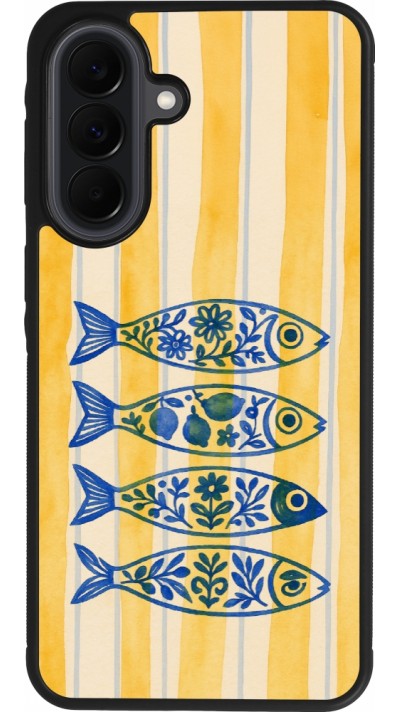 Coque Samsung Galaxy A37 - Silicone rigide noir Portuguese fish 2026