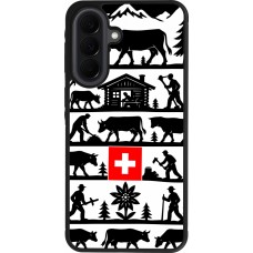 Coque Samsung Galaxy A37 - Silicone rigide noir Poya Suisse 1