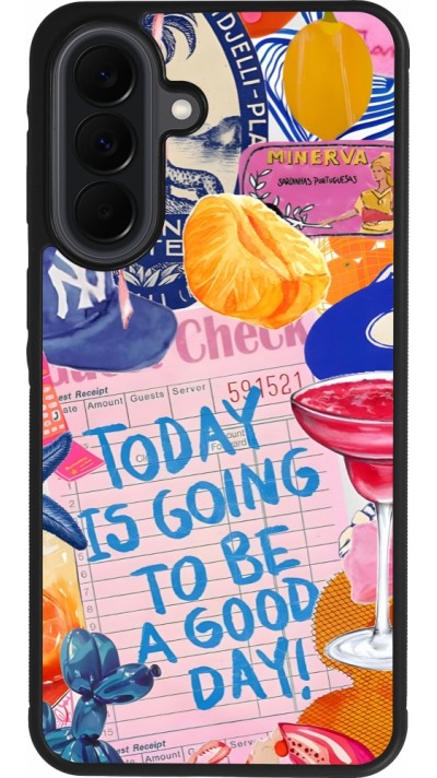 Coque Samsung Galaxy A37 - Silicone rigide noir Preppy Today is Going to be a good day