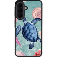 Coque Samsung Galaxy A37 - Silicone rigide noir Preppy Turtle