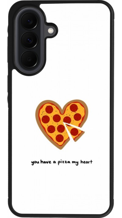 Coque Samsung Galaxy A37 - Silicone rigide noir Saint Valentines Day 26 You have my pizza heart