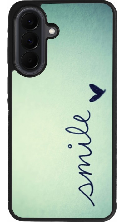 Coque Samsung Galaxy A37 - Silicone rigide noir Smile