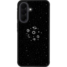 Coque Samsung Galaxy A37 - Silicone rigide noir Space Doodle