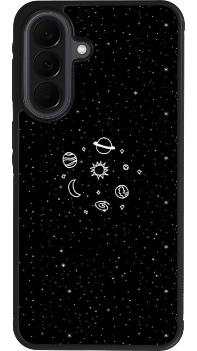 Coque Samsung Galaxy A37 - Silicone rigide noir Space Doodle