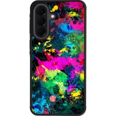 Coque Samsung Galaxy A37 - Silicone rigide noir Splash paint
