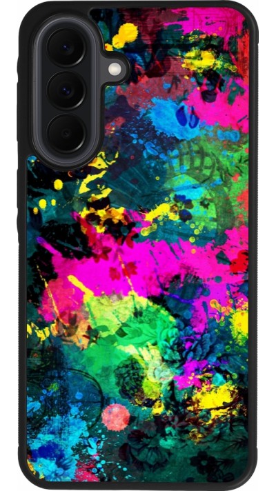 Coque Samsung Galaxy A37 - Silicone rigide noir Splash paint