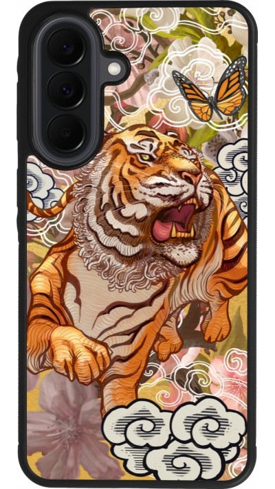 Coque Samsung Galaxy A37 - Silicone rigide noir Spring 23 japanese tiger